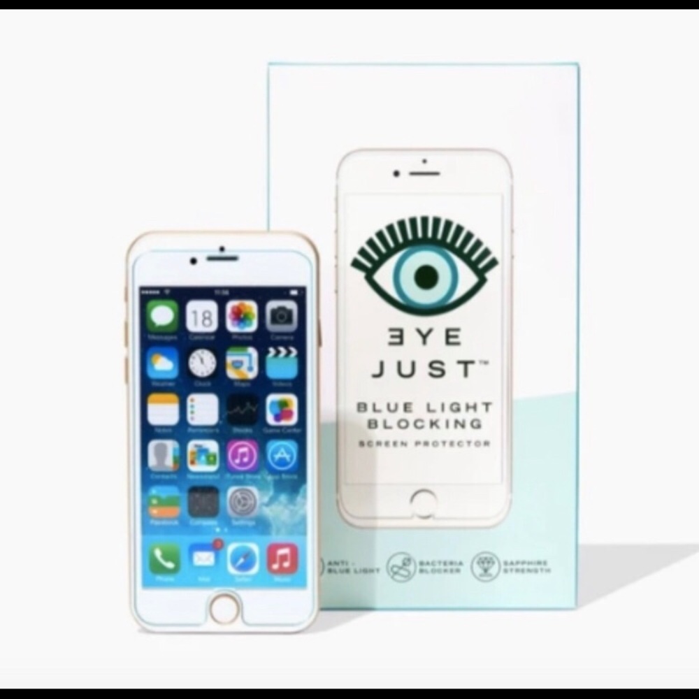 Blue light blocking screen protector